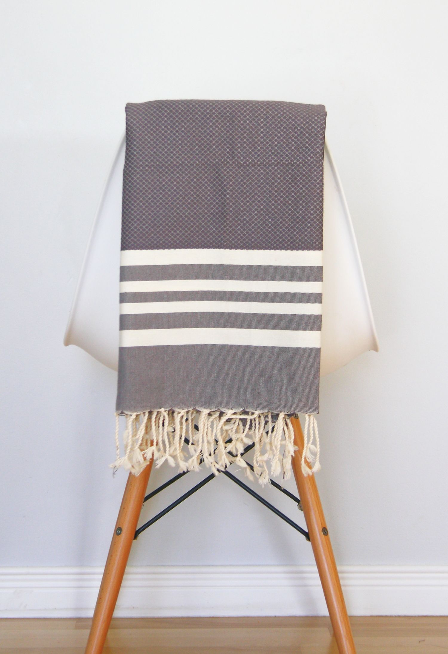 Fouta violet velours